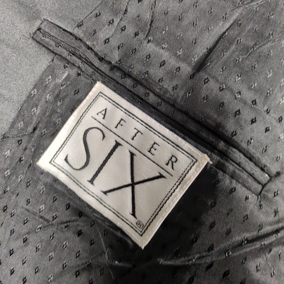 Vintage After Six 2 Piece Tuxedo 50 LONG Suit Pants Sz 46x31 - Picture 3 of 8